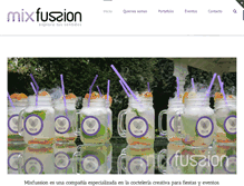 Tablet Screenshot of mixfussion.com